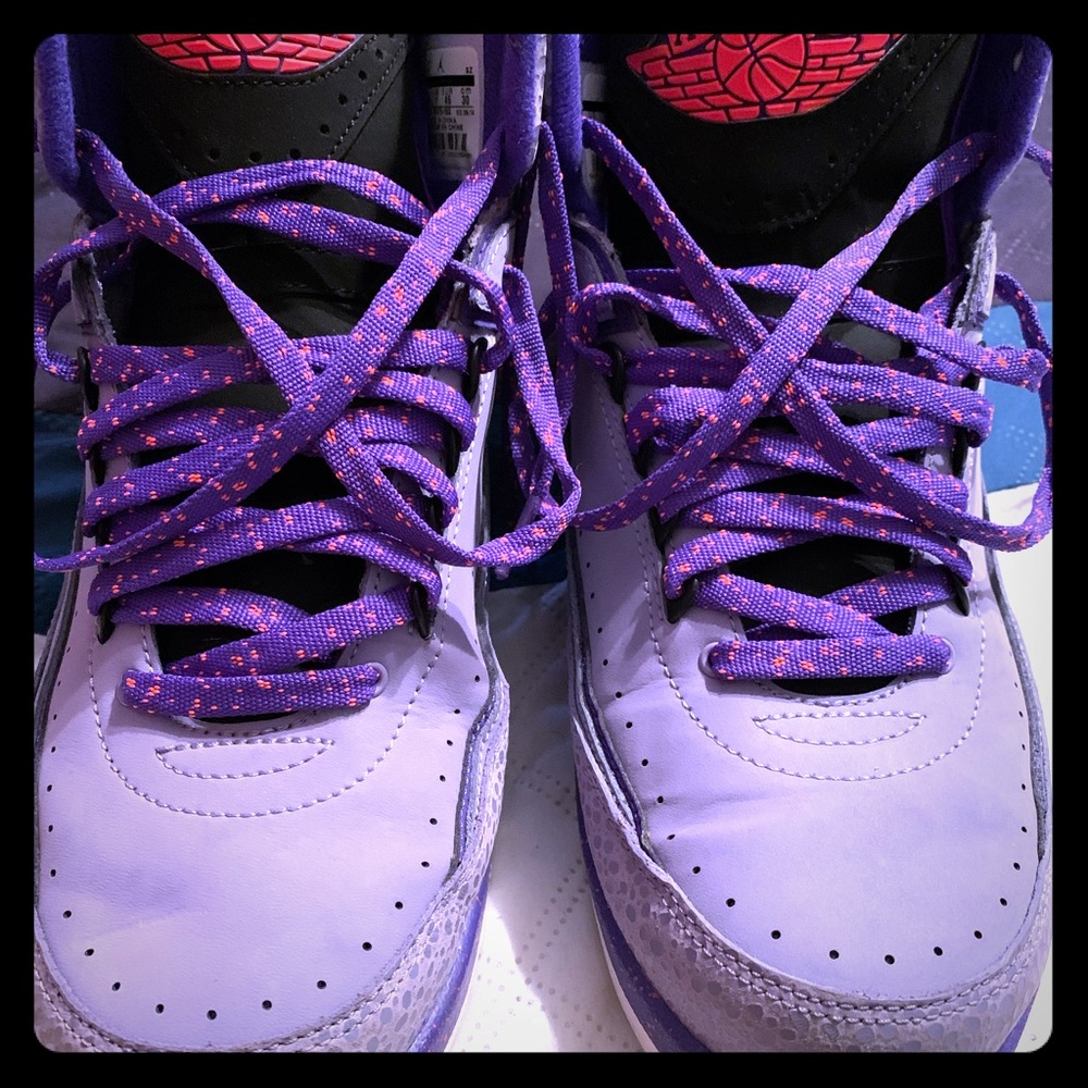 Authentic Air Jordan 2- Iron Purple